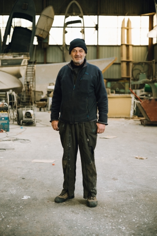 TG4462346 Le Grau d'Agde. 11 decembre 2020. Portrait de Jean Paul Dhenin, pecheur pour MSC